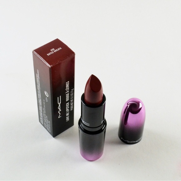 NIB MAC Cosmetics Love Me Lipstick in 408 Bated Breath - Picture 5 of 10